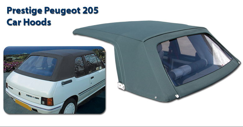 Prestige Peugeot 205 Car Hoods