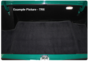 Triumph TR2 TR3A TR3B Boot/Trunk Carpet | Prestige Autotrim Products Ltd