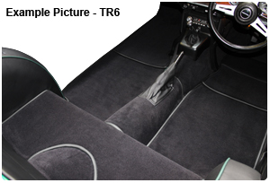Triumph TR5/TR250 1967-1968 Carpet Sets - Prestige Autotrim Products Ltd