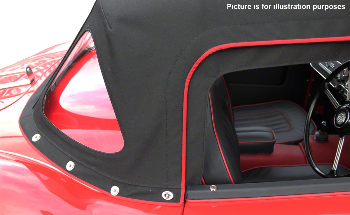 MGB Car Hoods Premium Bespoke Range Glass Window Hood Prestige