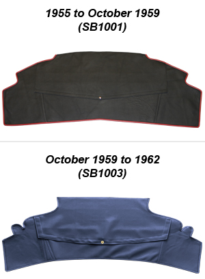 MGA 1955-1962 Sidescreen Stowage Bag for the Cockpit