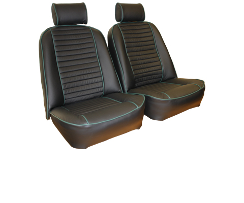 Triumph TR6 1972-1976 Full Leather Seat Covers - Prestige Autotrim Products Ltd