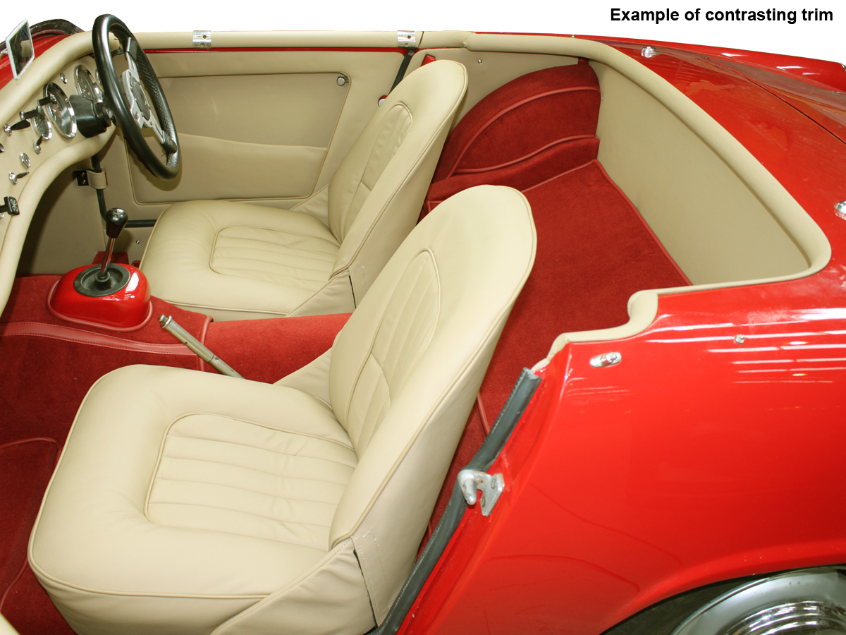 MG Midget / Austin Healey Sprite Contrasting Trim Example