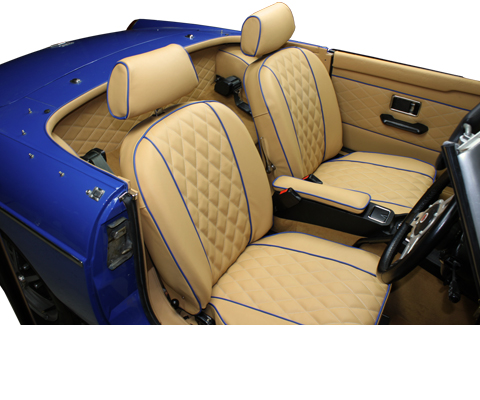 MGB 1970-1973 Seat Covers - Prestige Autotrim Products Ltd
