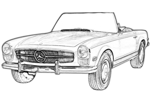 Mercedes SL W113 1963-1971 - Prestige Autotrim Products Ltd