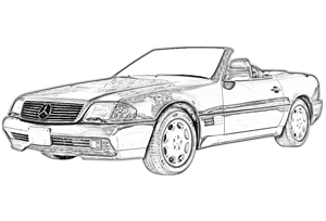 Mercedes SL R129 1989-2001 - Prestige Autotrim Products Ltd